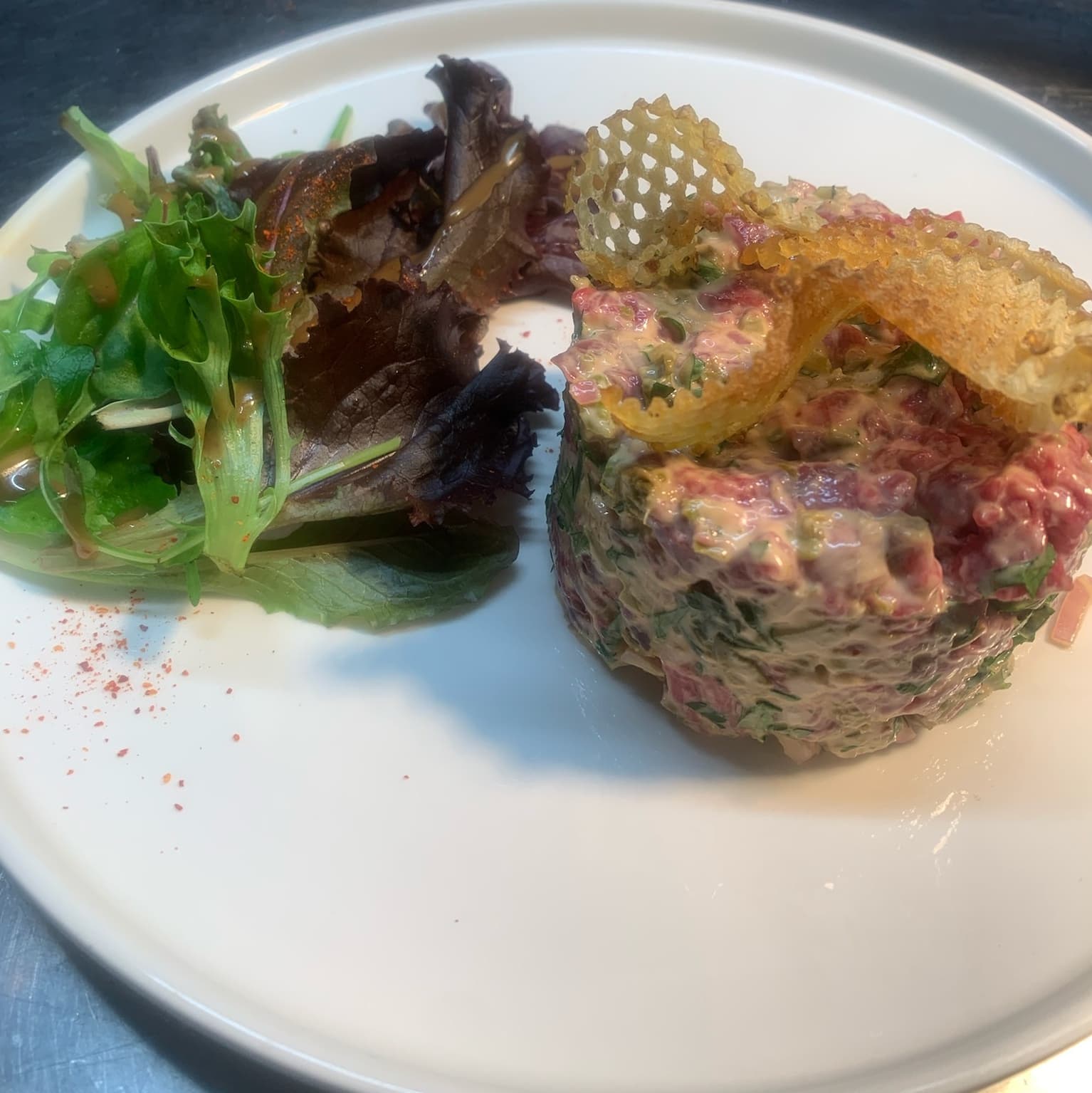 Tartare de boeuf